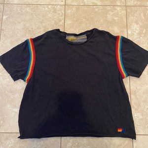 woman’s aviator nation tee shirt